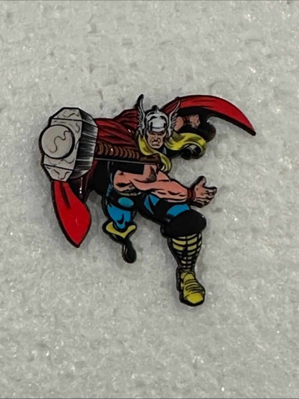 The Mighty Thor Enamel Pin - Red, Blue, Yellow
